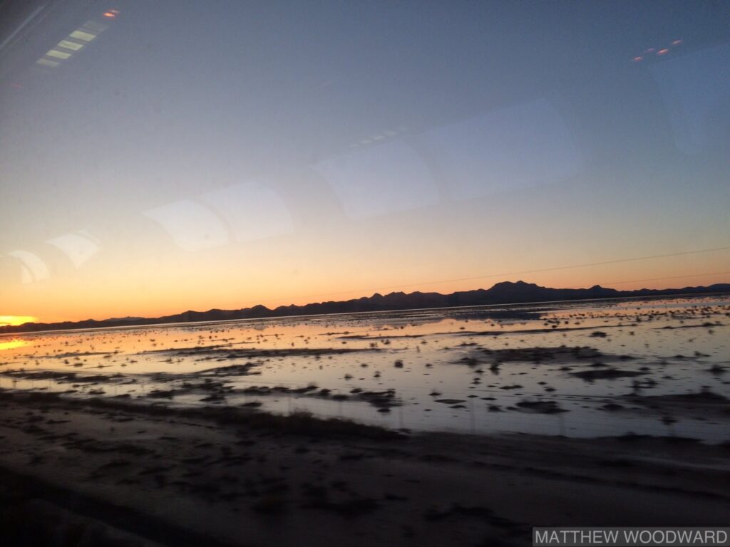 Amtrak Arizona sunset
